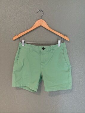Bonobos Sage Green Flat-Front Shorts